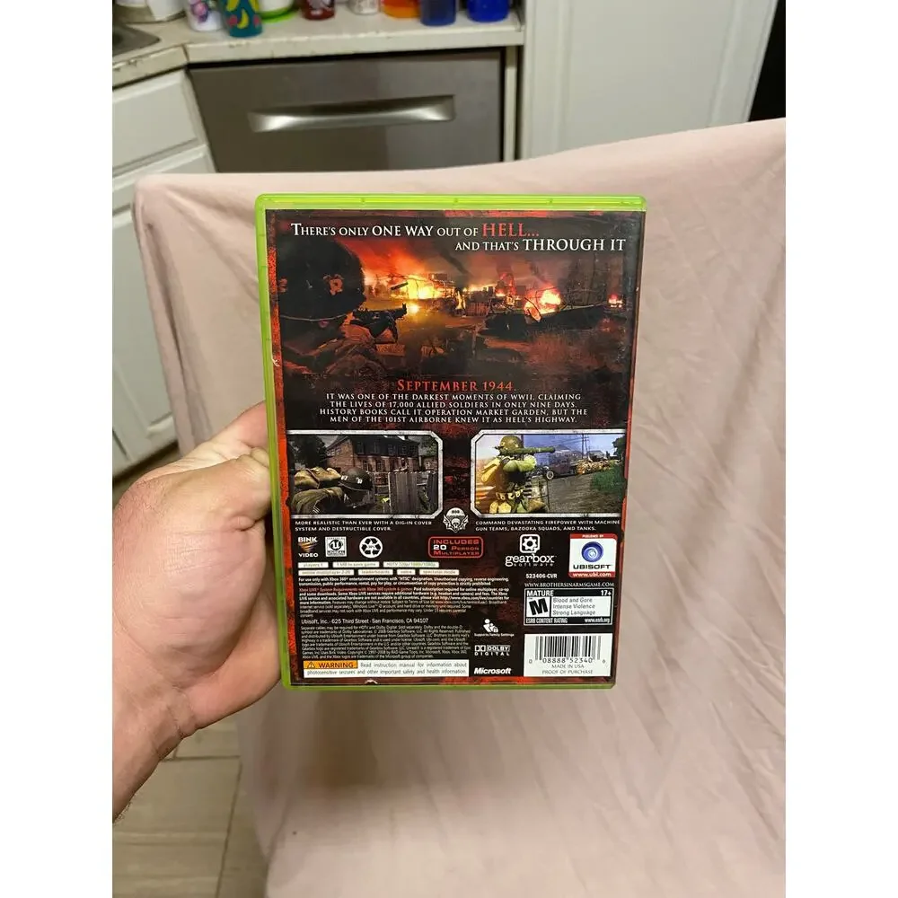 Brothers In Arms Hells Highway (Microsoft Xbox 360, 2008) CIB